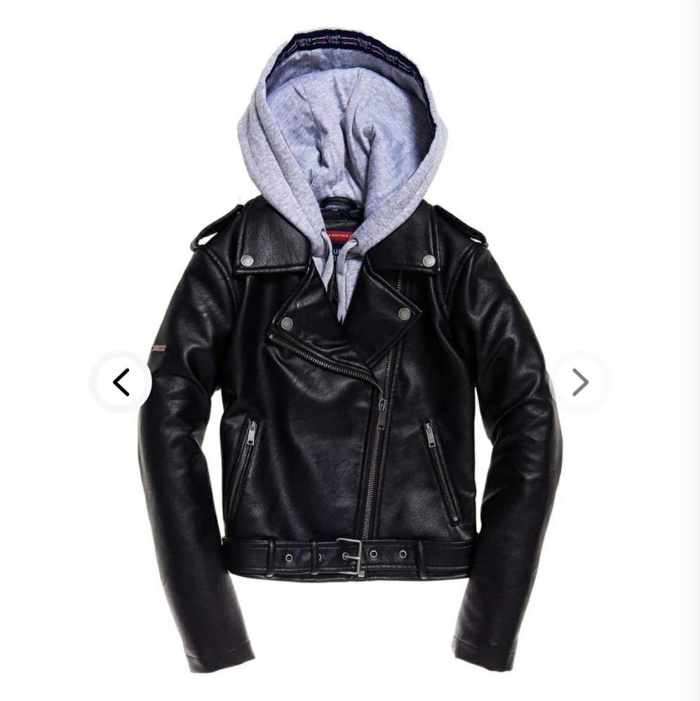 Superdry Hooded Biker Jacket